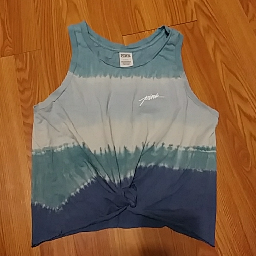 VS PINK tie front tank